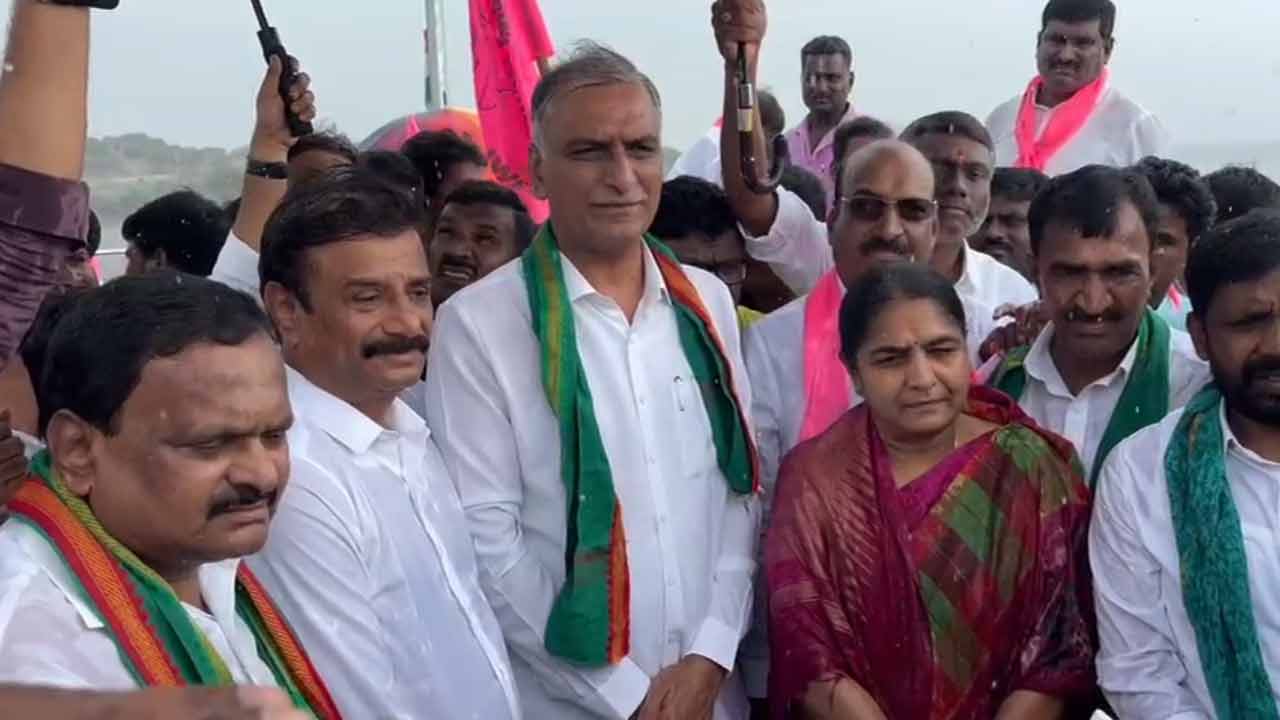 Harish Rao | కాళేశ్వరం కొట్టుకపోతే మల్లన్నసాగర్‌కు 21 టీఎంసీల నీళ్లు ఎట్లొచ్చినయ్‌..? : హరీశ్‌రావు