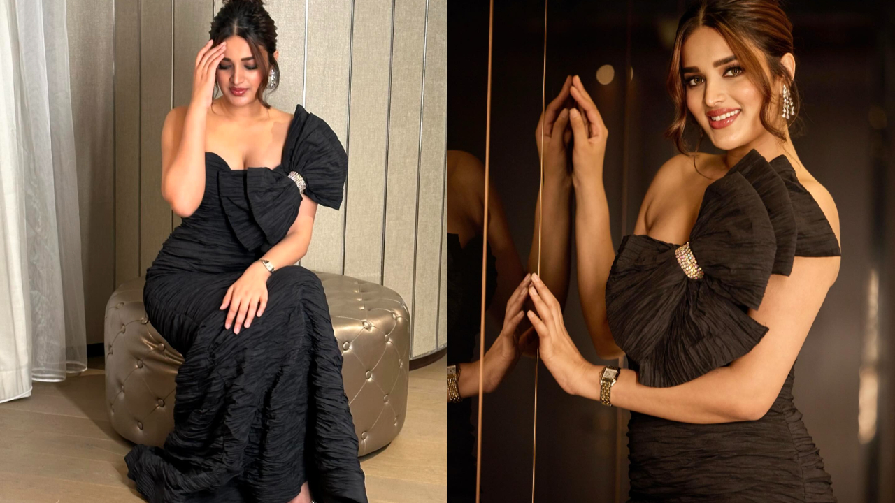 Nidhhi Agerwal: బ్లాక్ డ్రెస్సులో వ‌హ్వా అనిపిస్తున్న నిధి అగర్వాల్ అందాలు