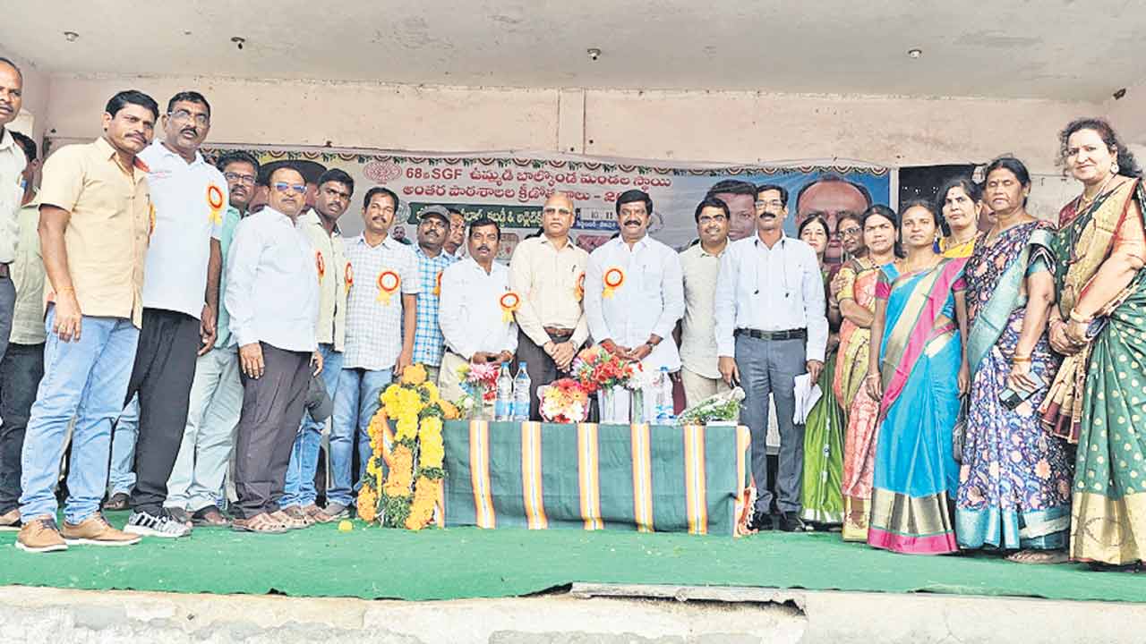 పిల్లలను క్రీడల్లో ప్రోత్సహించాలి