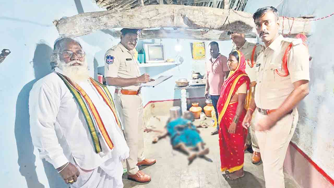 బిచ్కుందలో వృద్ధురాలు హత్య