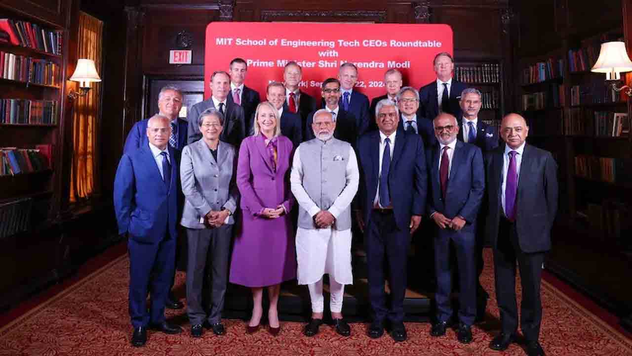 PM Modi | గూగుల్‌ టు ఎన్విడియా.. 15 టాప్‌ టెక్‌ సీఈవోలతో ప్రధాని మోదీ రౌండ్‌ టేబుల్‌ సమావేశం