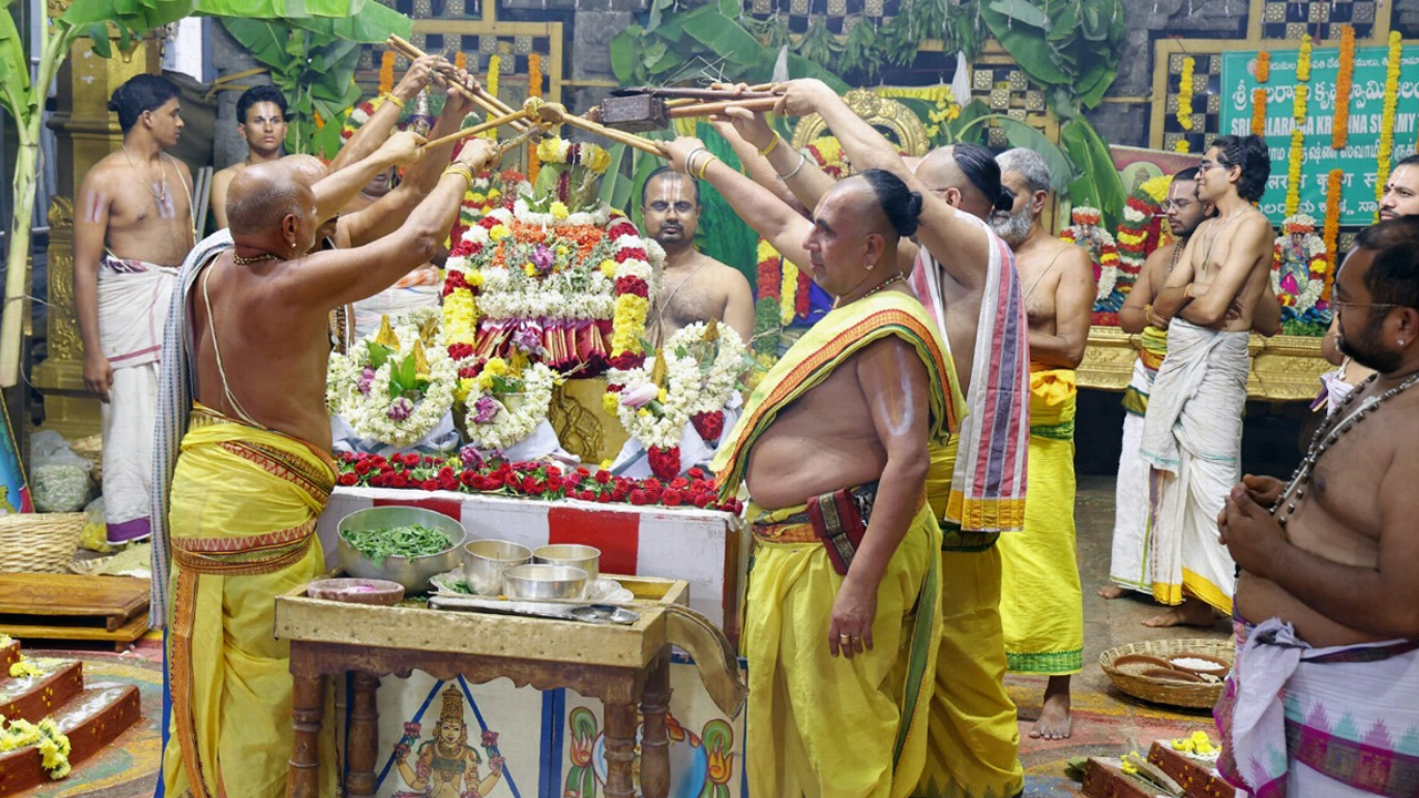 Padmavati Ammavari Temple | నేత్రపర్వంగా పద్మావతి అమ్మవారి ఆలయంలో పవిత్రోత్సవాలు