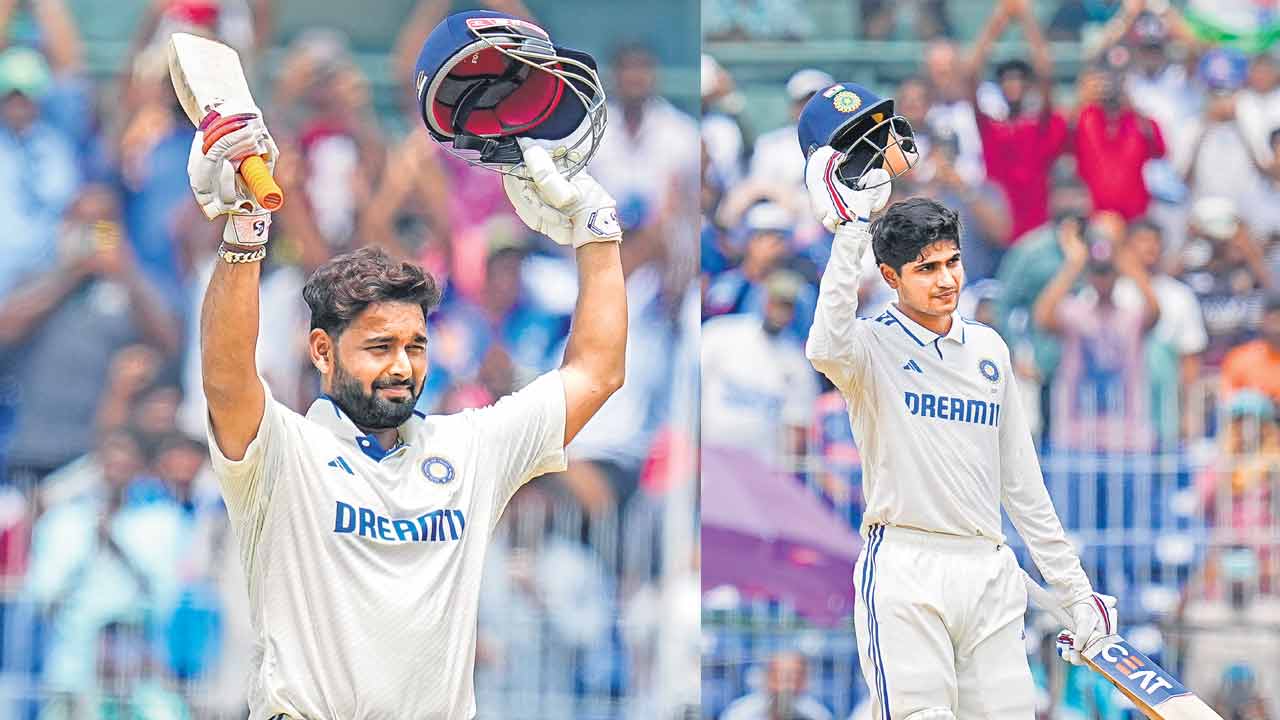 పంత్‌, గిల్‌ గర్జన