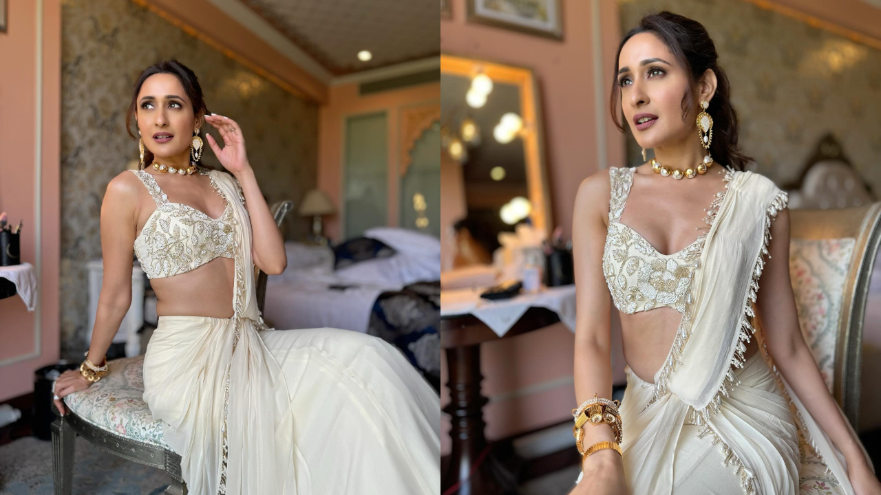 Pragya Jaiswal | వైట్ డ్రెస్సులో మెరిసిపోతున్న ప్ర‌గ్యా జైస్వాల్