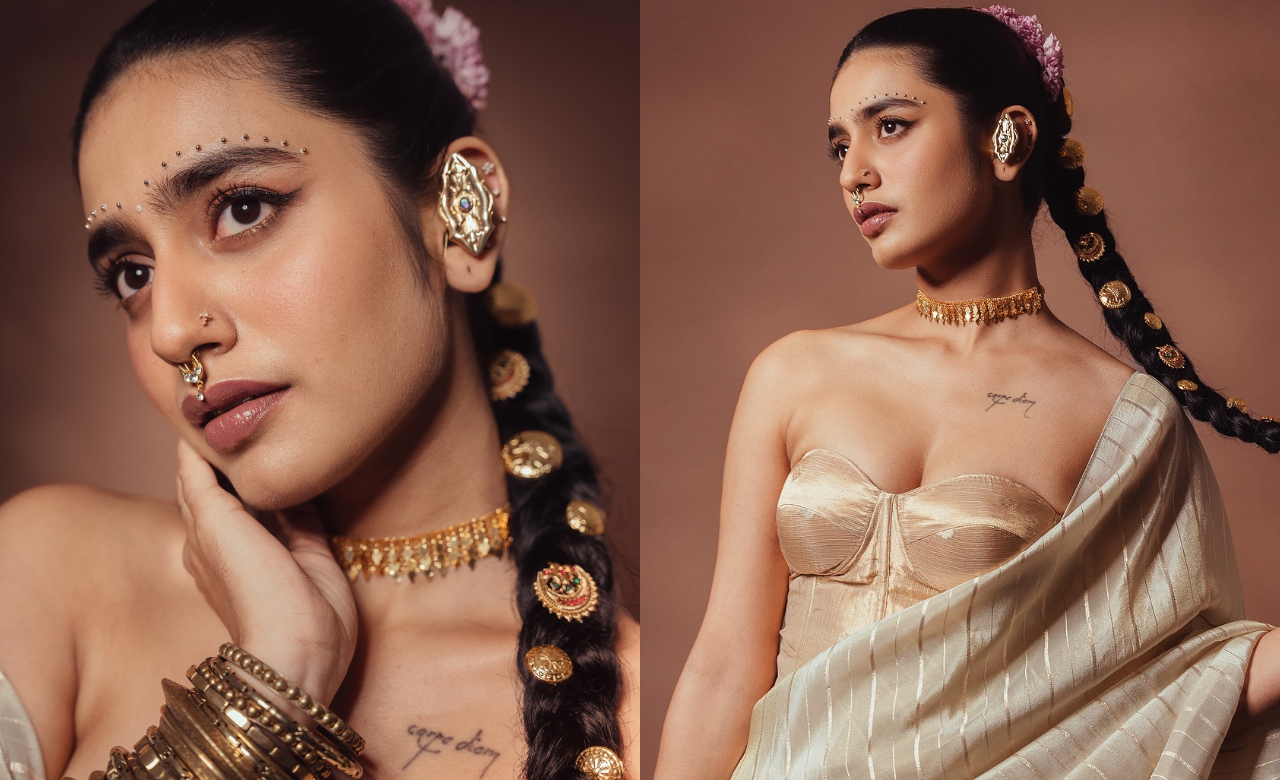 Priya Prakash Varrier | పాలరాతి శిల్పంలా మెరిసిపోతున్న ప్రియా ప్రకాష్ వారియర్