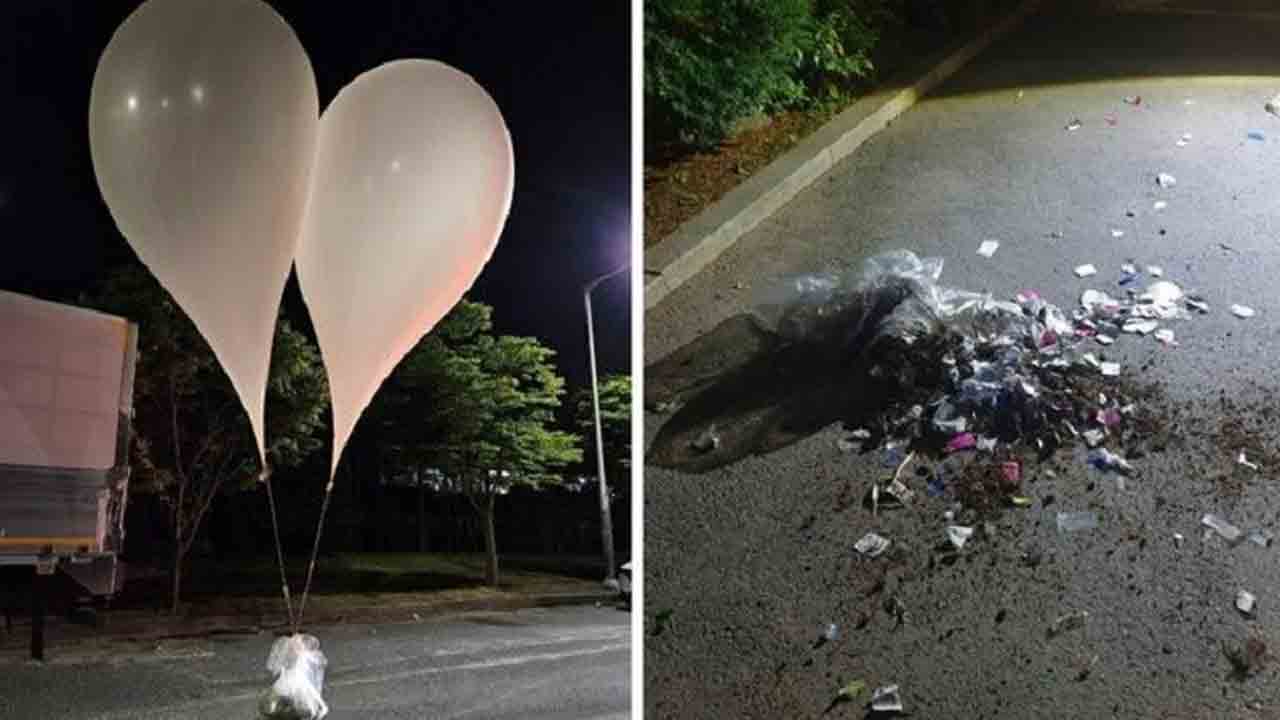 Trash balloons | కిమ్‌ వదిలిన చెత్త బెలూన్ల కారణంగా.. సియోల్‌లో మూతపడుతున్న ఎయిర్‌పోర్ట్‌లు