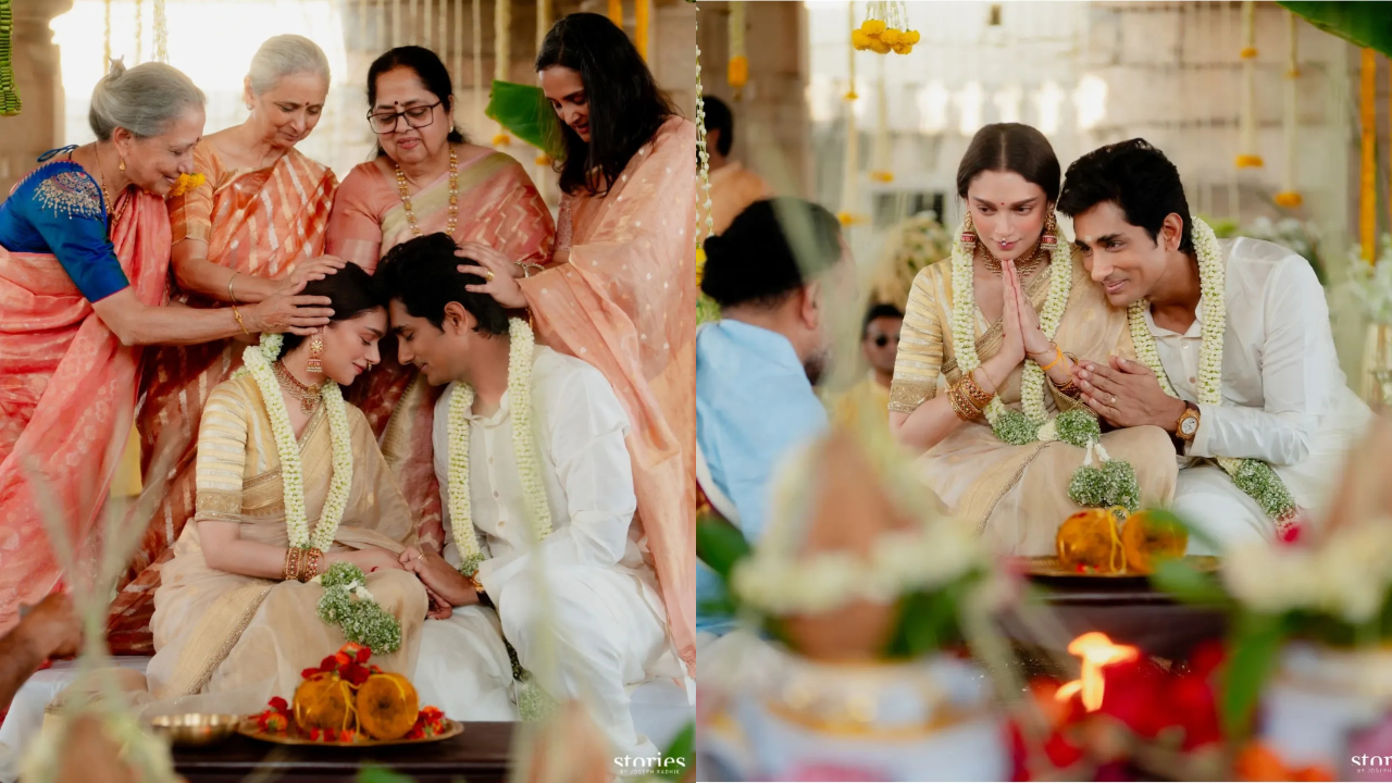 Aditi Rao Hydari Siddharth Marriage Photos | వైరల్ అవుతున్న హీరోయిన్ అదితిరావు సిద్దార్థ్ పెళ్లి ఫోటోలు!