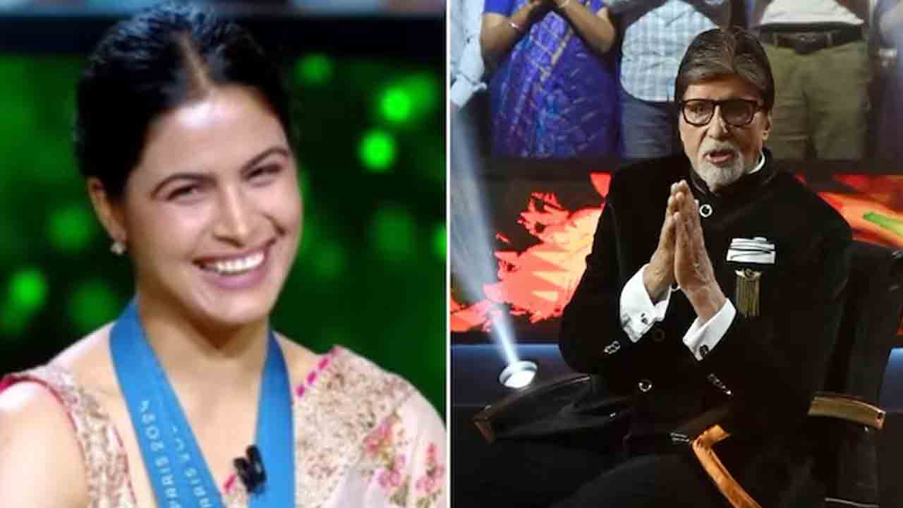 Manu Bhaker | అమితాబ్ బ‌చ్చ‌న్ ముందు త‌న‌ ఫేమ‌స్ డైలాగ్ చెప్పిన మ‌ను భాక‌ర్.. వీడియో