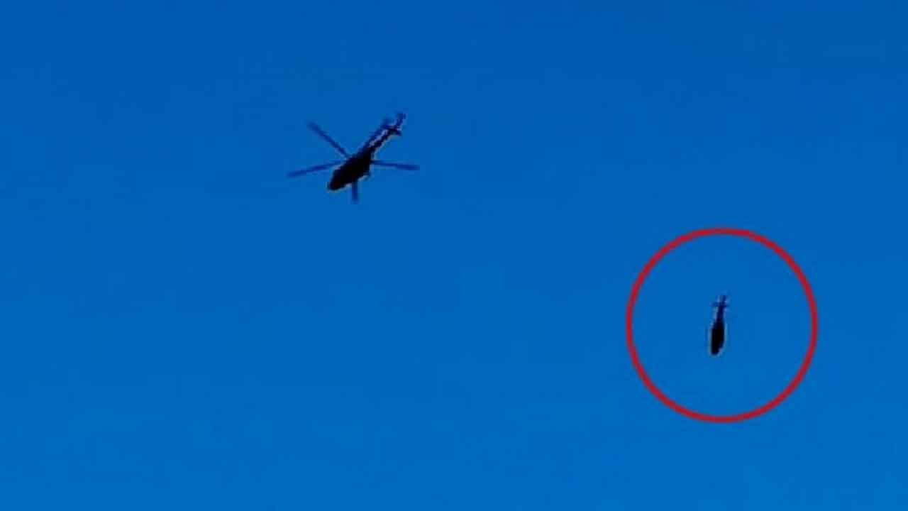 తరలిస్తుండగా కూలిన హెలికాప్టర్‌