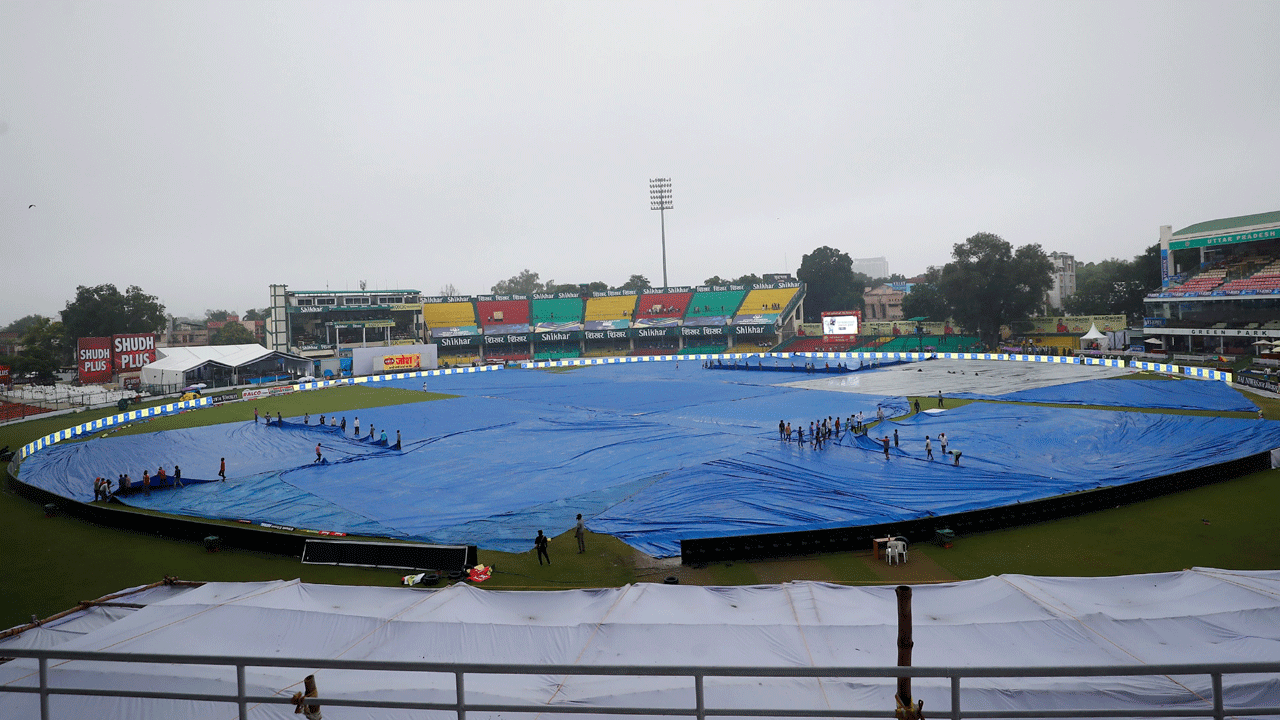 Ind Vs Ban: బంతి పడకుండానే రెండో రోజు ఆట రద్దు..