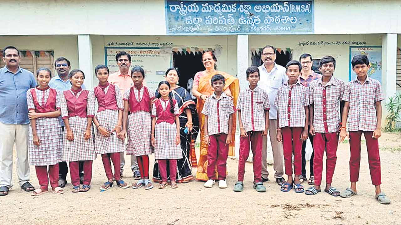 జాతీయ సాహస శిబిరానికి మల్లాపూర్ విద్యార్థులు