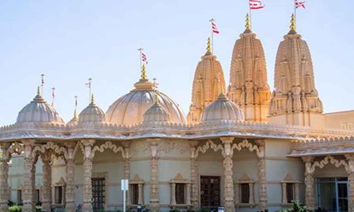 కాలిఫోర్నియాలో హిందూ ఆలయంపై దాడి!