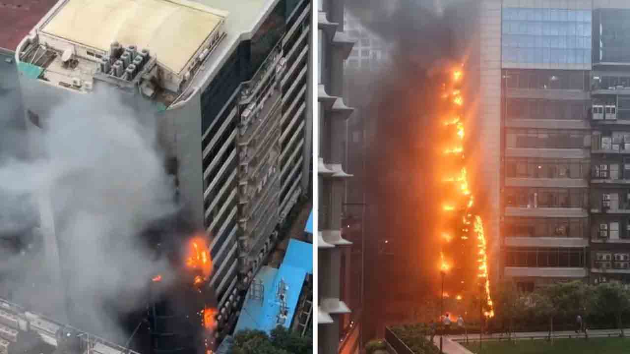 Times Tower | టైమ్స్‌ టవర్‌లో అగ్ని ప్రమాదం.. భారీగా ఎగసిపడుతున్న అగ్నికీలలు