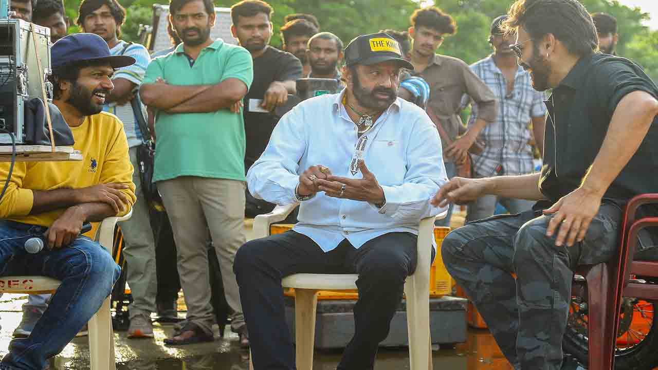 Venkatesh – Anil Ravipudi | వెంకటేష్‌ – అనిల్ రావిపూడి మూవీ సెట్స్‌లో సంద‌డి చేసిన‌ బాల‌కృష్ణ
