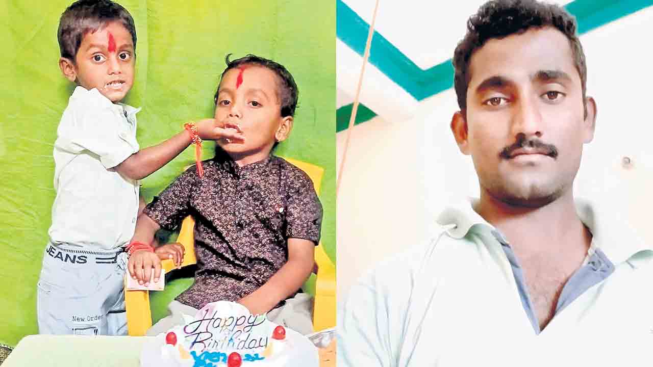 చిన్నారులను బావిలోకి తోసి తండ్రి ఆత్మహత్య