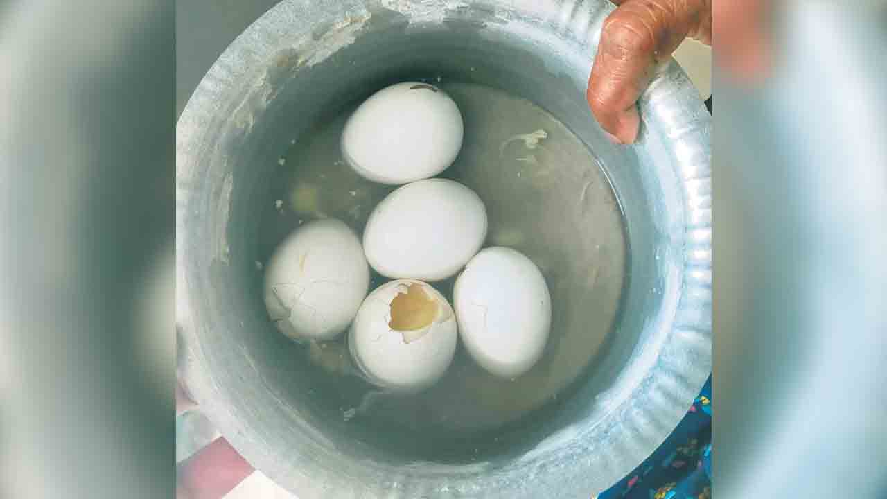 అంగన్‌వాడీలో కుళ్లిన గుడ్లు