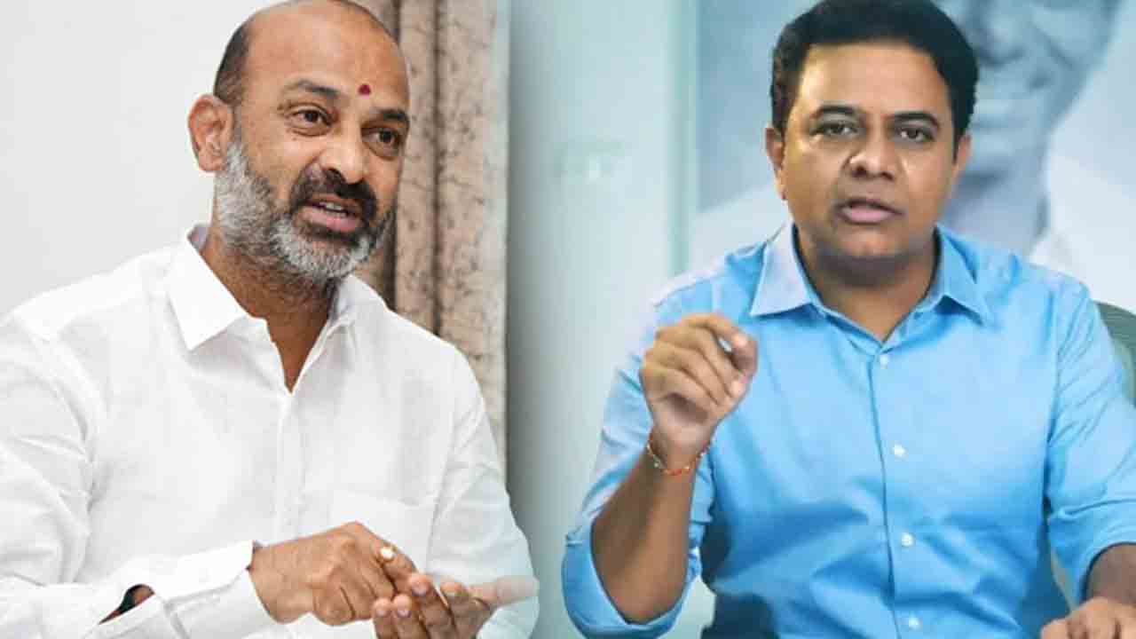 బండి సంజయ్‌కి కేటీఆర్‌ లీగల్‌ నోటీస్‌