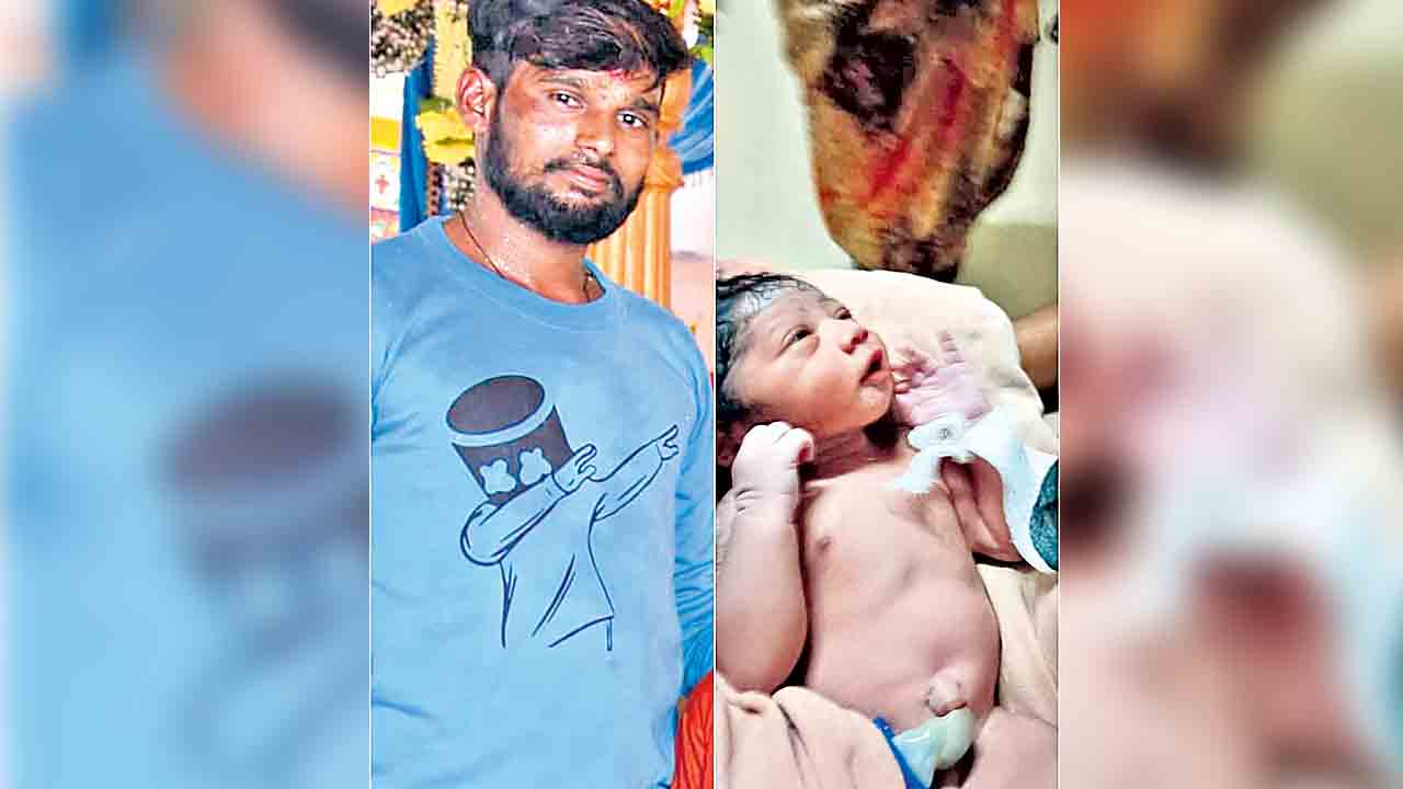 Gadwal | భర్త మరణించిన 3 గంటలకే కొడుక్కి జన్మనిచ్చింది