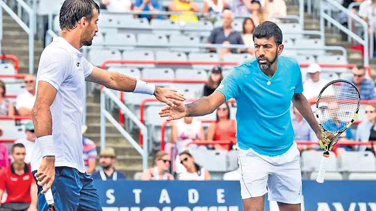 రెండో రౌండ్‌కు బోపన్న ద్వయం