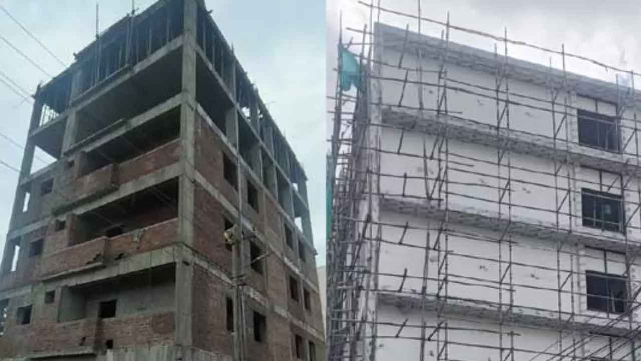 అనుమతులు లేని భవనాల సీజ్‌