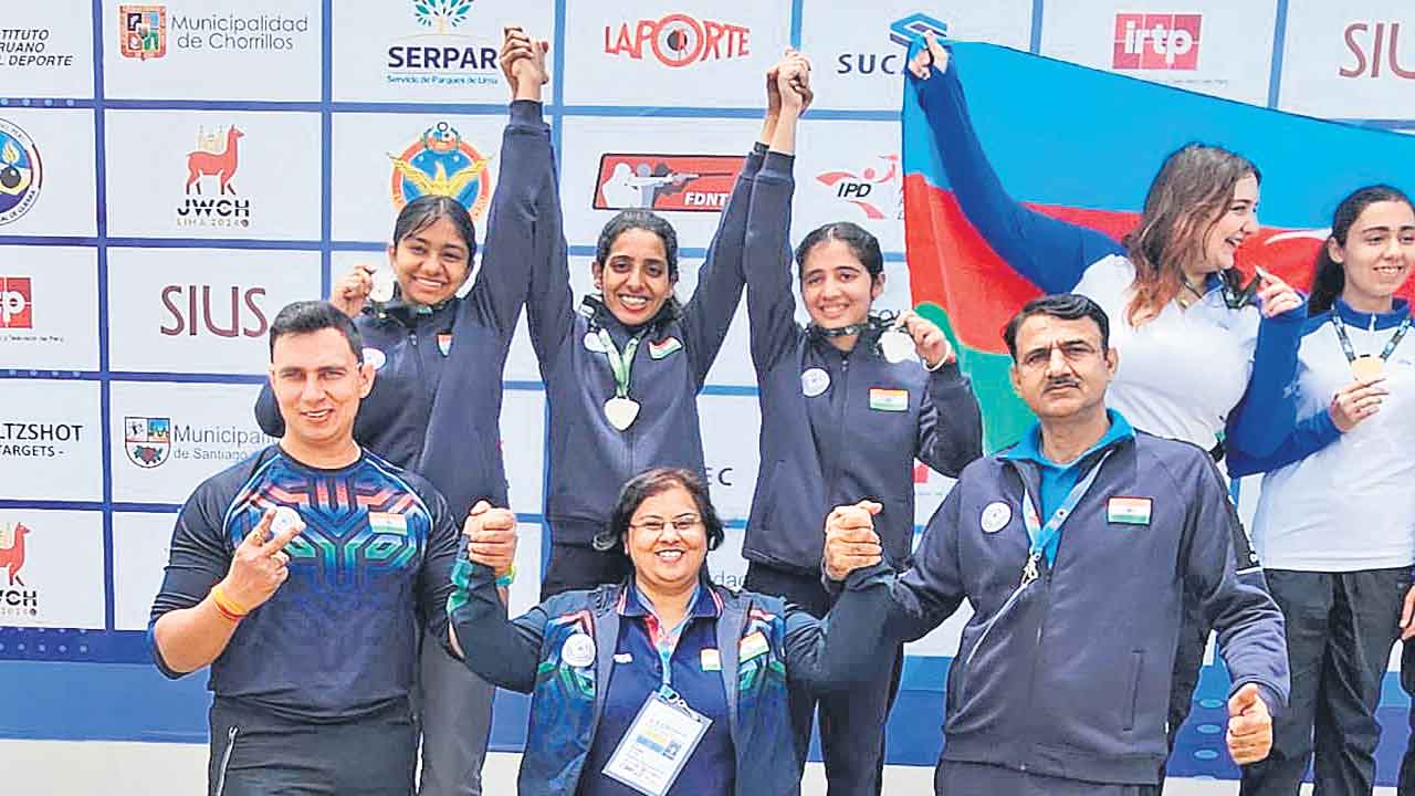 Shooting  | షూటింగ్‌ జూనియర్‌ వరల్డ్‌ చాంపియన్‌షిప్‌.. భారత్‌కు అగ్రస్థానం