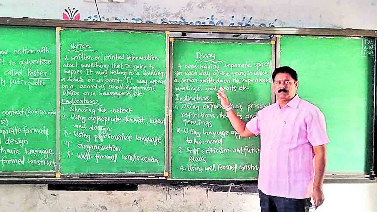 లక్నెపల్లి ఆంగ్ల ఉపాధ్యాయుడికి అరుదైన గౌరవం