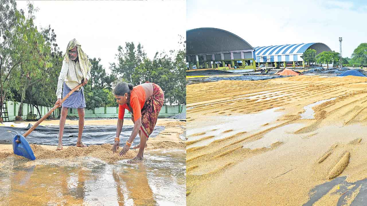 రైతు కష్టం వర్షార్పణం