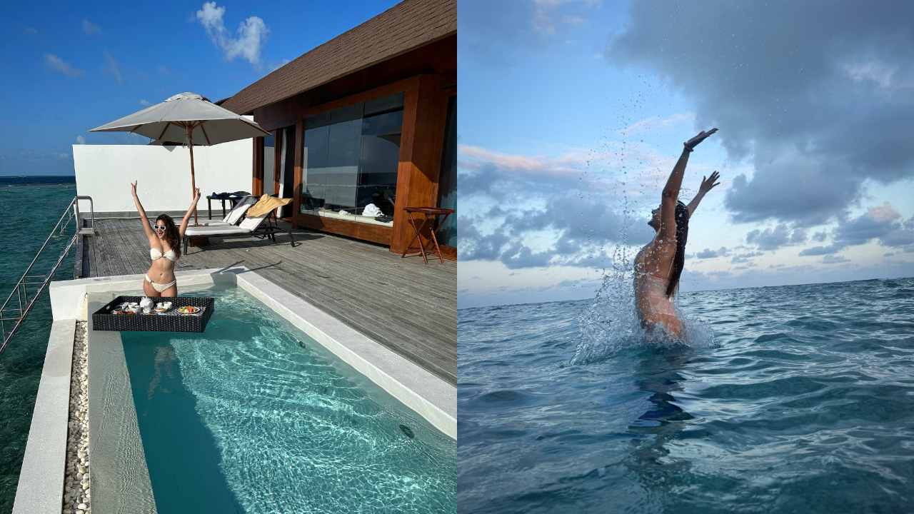 Amyra Dastur | మాల్దీవ్స్‌లో హీటెక్కించే అందాల‌తో చిల్ అవుతున్న‌ అమైరా ద‌స్తూర్