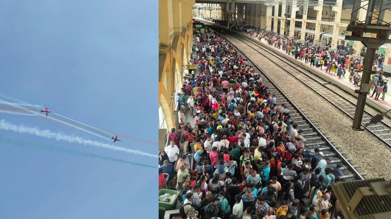 Chennai | చెన్నై మెరీనా బీచ్‌లో ఐఏఎఫ్‌ ఎయిర్‌ షోలో అపశ్రుతి.. తొక్కిసలాటలో నలుగురు దుర్మరణం..!