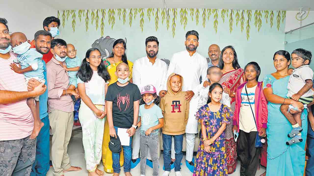 క్యాన్సర్‌ బాధిత చిన్నారులకు అండగా ఉంటా