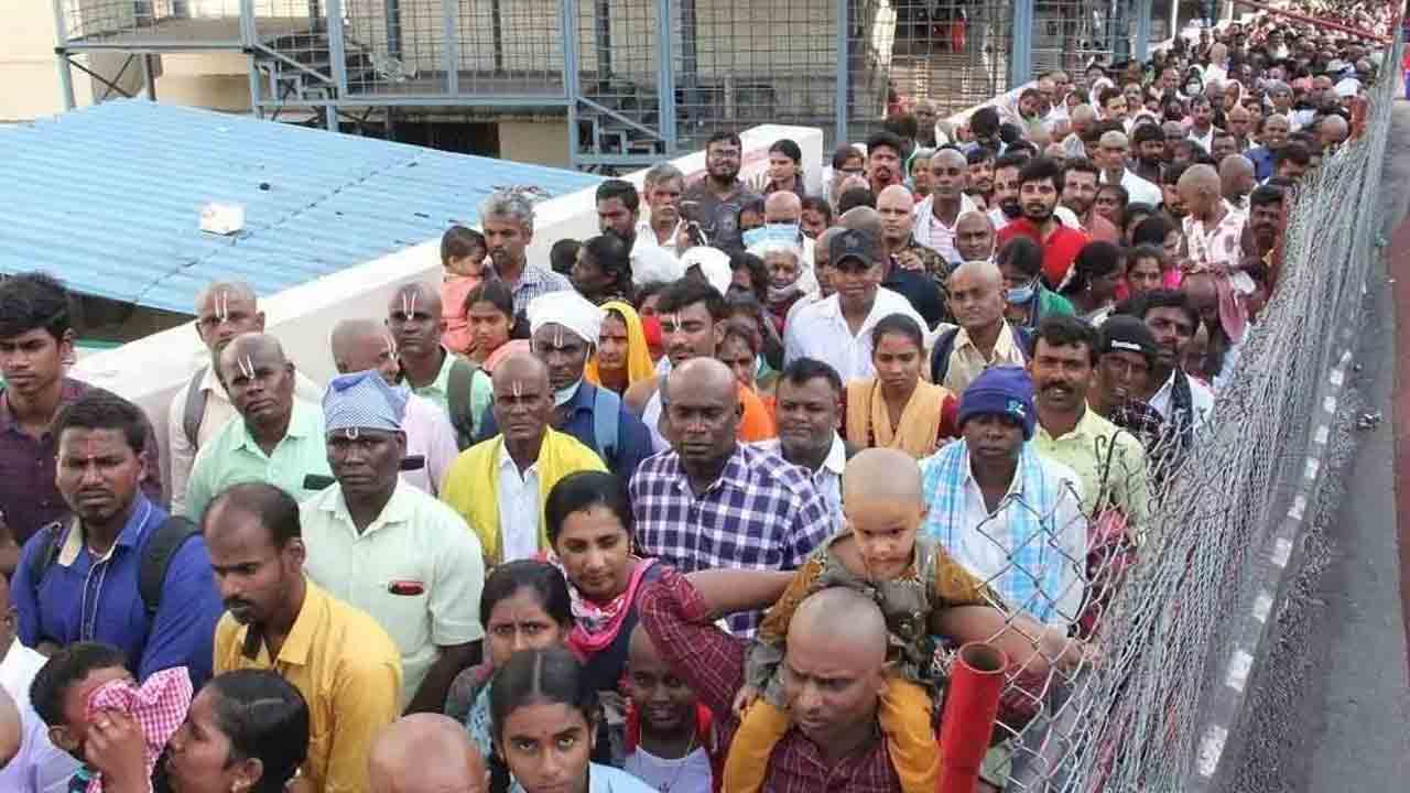 Tirumala | తిరుమలలో పెరిగిన భక్తుల రద్దీ.. సర్వదర్శనానికి 24 గంటల సమయం