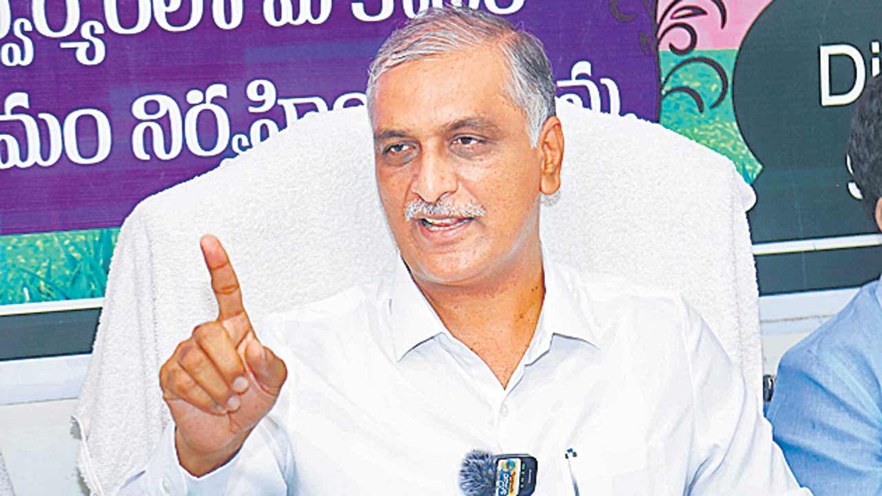 Harish Rao | దృష్టి మళ్లించేందుకే డ్రగ్స్‌ డ్రామా.. కేటీఆర్‌ ప్రతిష్ఠను దెబ్బతీసే కుట్ర: హరీశ్‌రావు