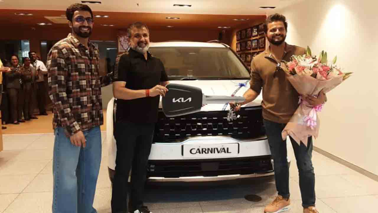 Suresh Raina – Kia Carnival | కియా కార్నివాల్ లిమౌనైస్ డెలివరీ షురూ.. తొలి కస్టమర్ సురేష్ రైనాకు అప్పగింత ఇలా..!