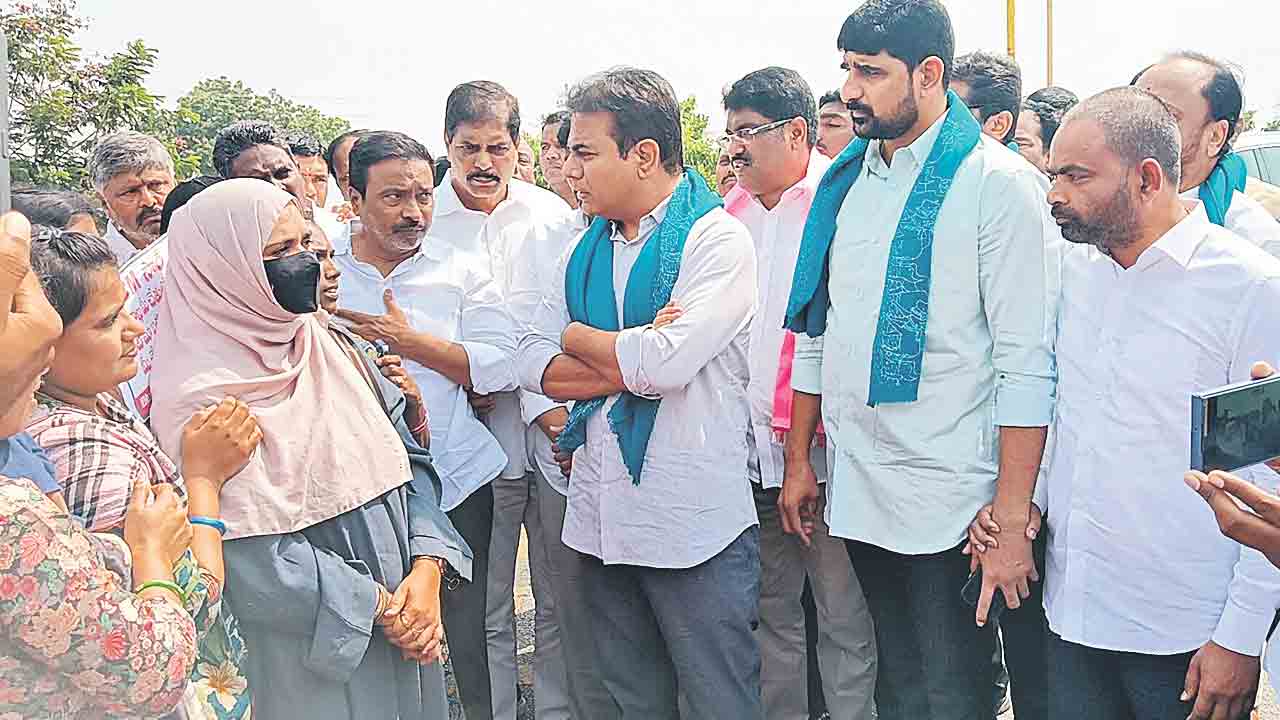 పోలీసు కుటుంబాలకు కేటీఆర్‌ మద్దతు