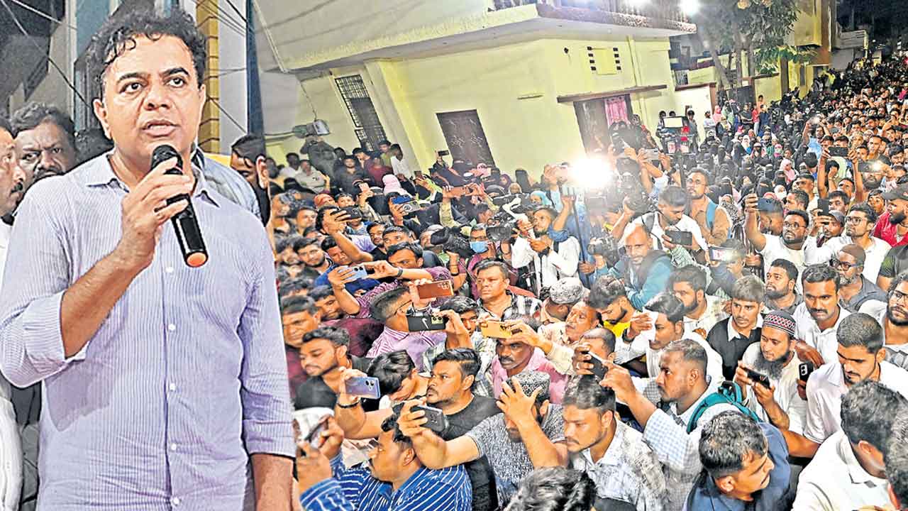 KTR | బాధితులకు అండగా ఉంటం.. బుల్డోజర్‌ను అడ్డుకుంటం: కేటీఆర్‌