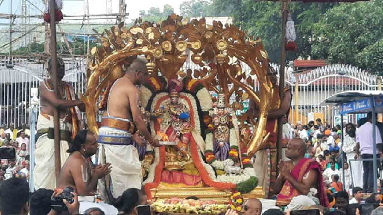 Tirumala | వైభవంగా సాగుతున్న బ్రహ్మోత్సవాలు.. కల్పవృక్ష వాహనంపై భక్తులకు అభయమిచ్చిన మలయప్ప స్వామి