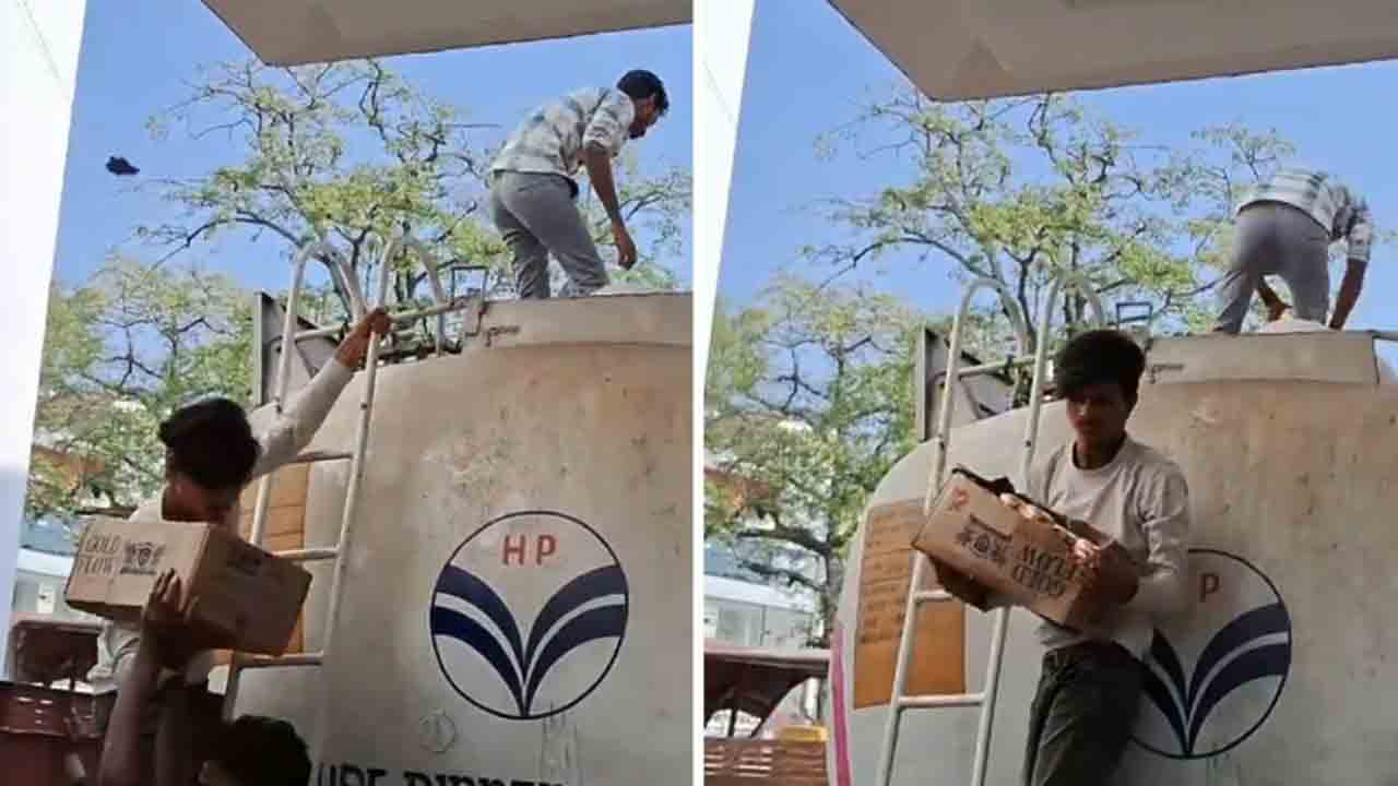 Watch: ఆయిల్‌ ట్యాంకర్‌లో అక్రమంగా మద్యం రవాణా.. తర్వాత ఏం జరిగిందంటే?