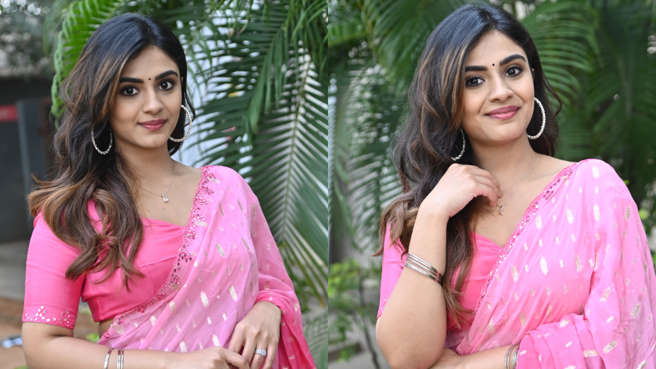 Nayan Sarika | పింక్ శారీలో కుంద‌న‌పు బొమ్మ‌లా ‘క’ హీరోయిన్‌