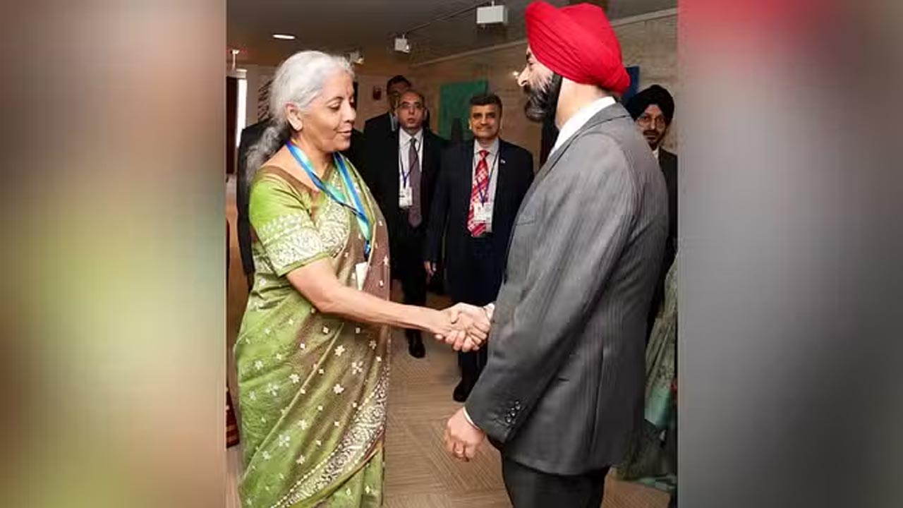 Nirmala Sitharaman | వరల్డ్‌ బ్యాంక్‌ ప్రెసిడెంట్‌ అజయ్‌ బంగాతో కేంద్రమంత్రి నిర్మలా సీతారామన్‌ భేటీ..