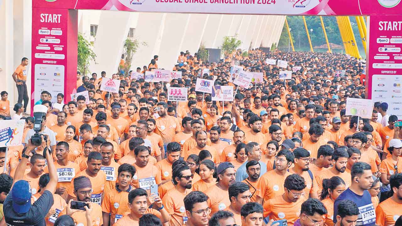 ఉత్సాహంగా గ్రేస్‌ క్యాన్సర్‌ రన్‌