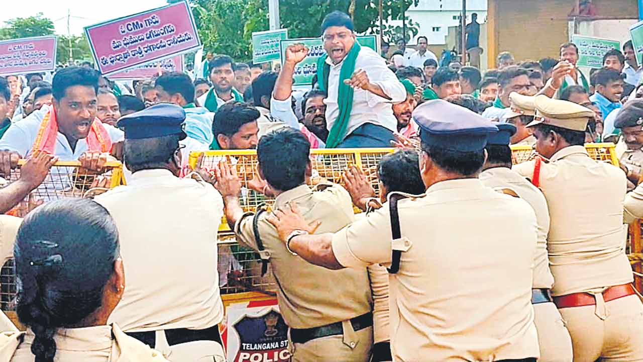 సీఎం ఇలాకాలో.. తిరగబడ్డ రైతన్న