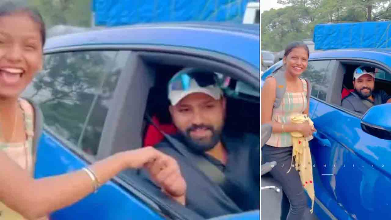 Rohit Sharma | లాంబోర్గినిలో రోహిత్‌ శర్మ చక్కర్లు.. అభిమాని కోసం కారు ఆపి బర్త్‌డే విషెస్‌ తెలిపిన హిట్‌ మ్యాన్‌
