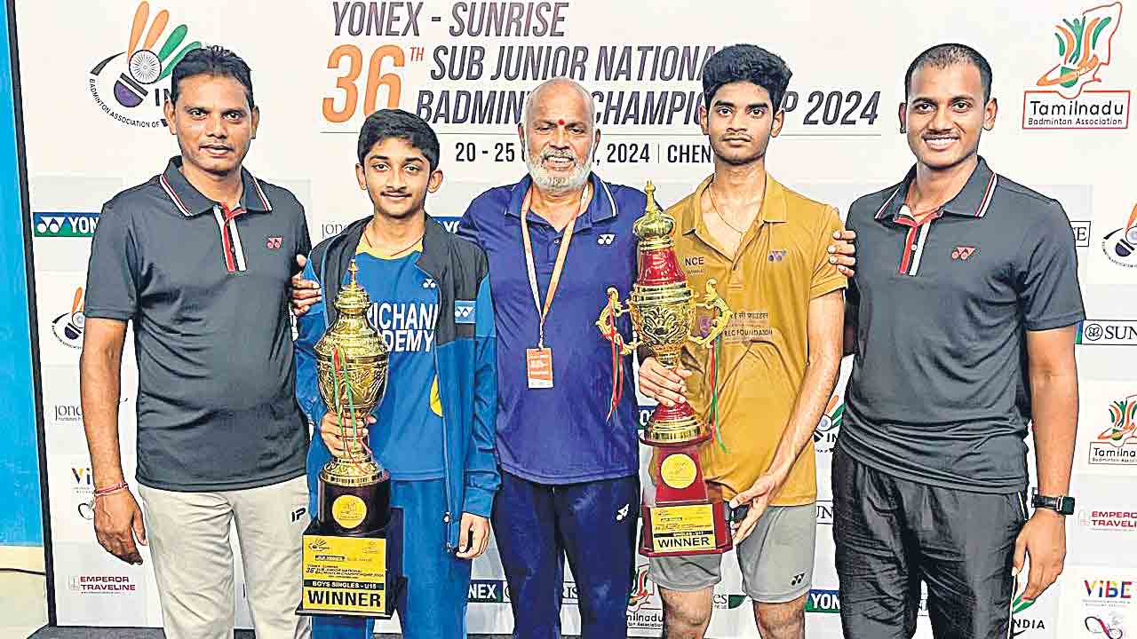 Badminton | బ్యాడ్మింటన్ చాంప్స్ శశాంక్, జ్ఞానదత్