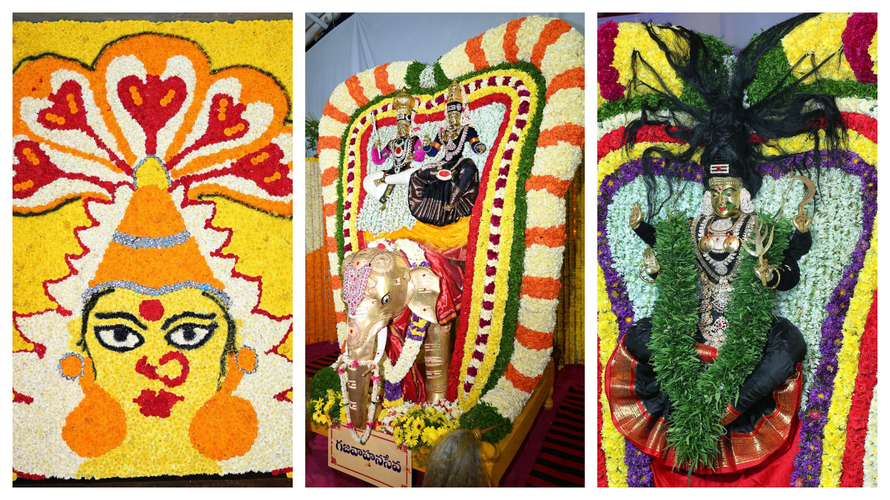 Srisailam Temple | కాళరాత్రి అలంకారంలో భ్రామరి దర్శనం.. గజవాహనంపై దేవదేవుడు..