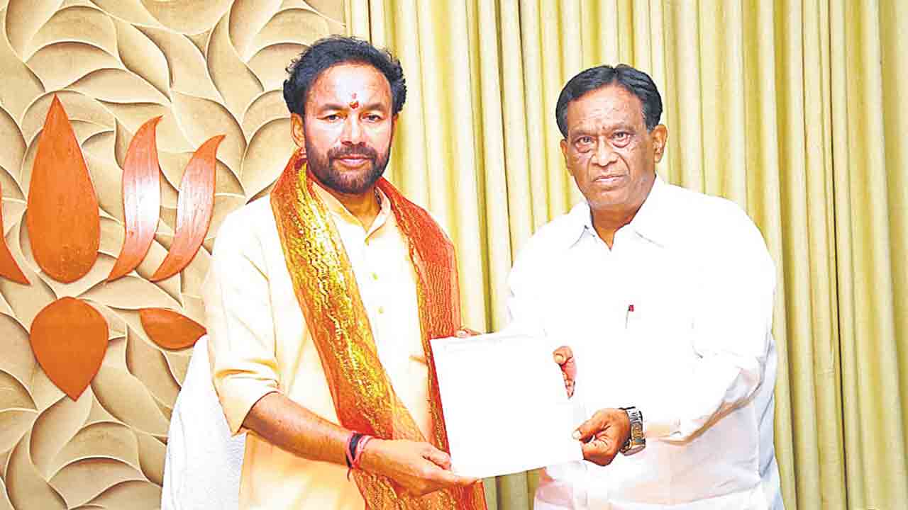 TDCA | టీడీసీఏ గుర్తింపునకు సహకరించండి.. కేంద్ర మంత్రి కిషన్‌రెడ్డికి వెంకటేశ్వర్‌రెడ్డి విజ్ఞప్తి