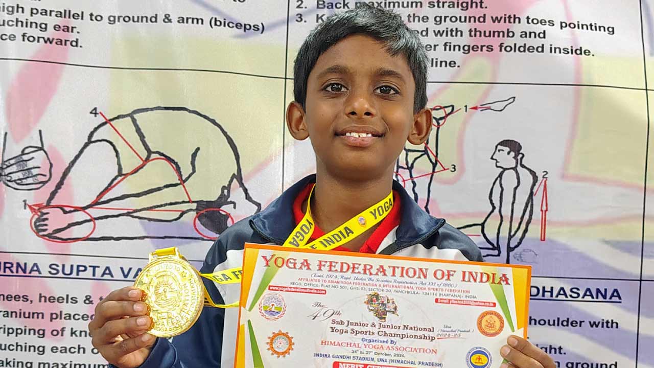 జాతీయ యోగాలో తెలంగాణకు స్వర్ణం