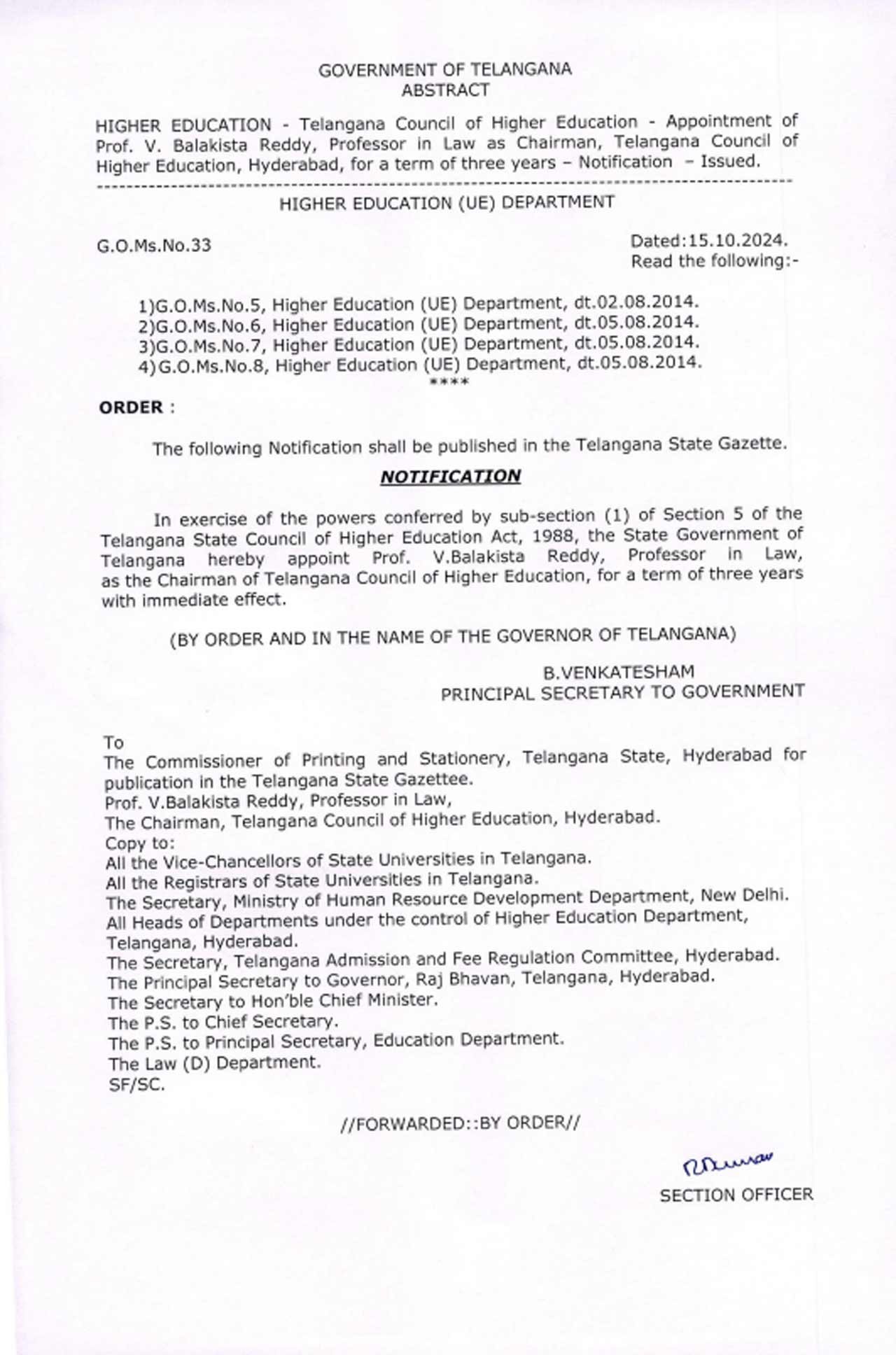 Balakista Reddy