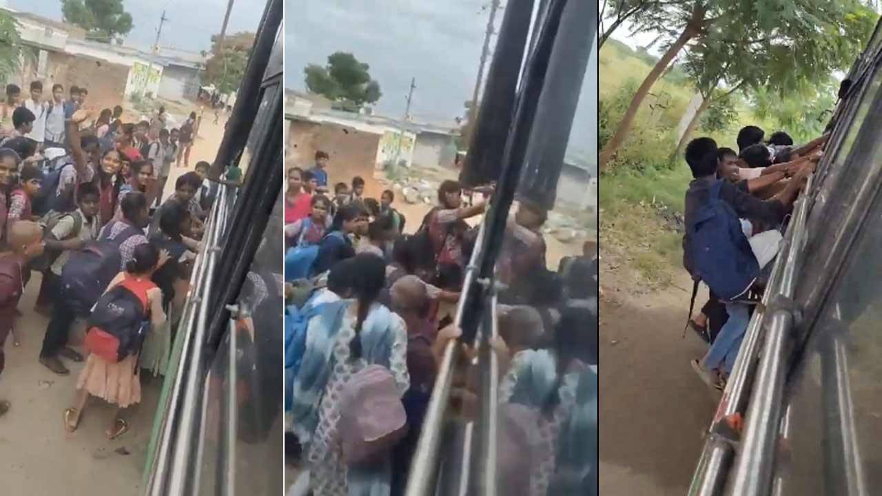 Telangana | ఫుట్‌బోర్డుపై ప్రయాణం.. మా బాధ తీర్చండి సార్‌ అంటూ సజ్జనార్‌కు లేఖ రాసిన విద్యార్థులు