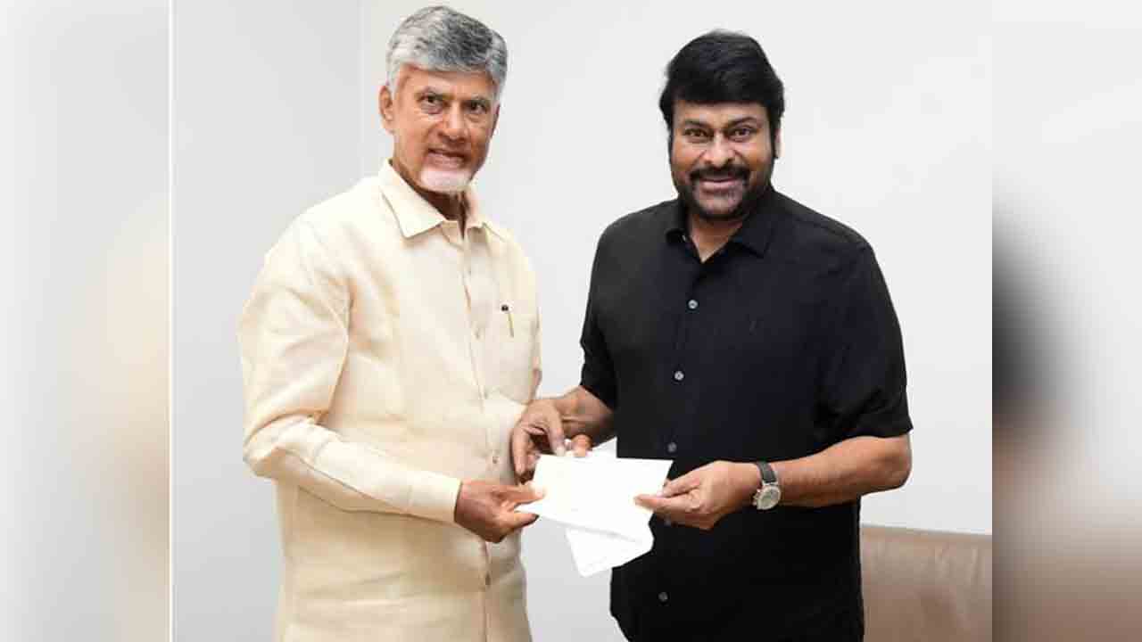 Chiranjeevi | ఏసీ సీఎం చంద్ర‌బాబును క‌లిసిన న‌టుడు చిరంజీవి
