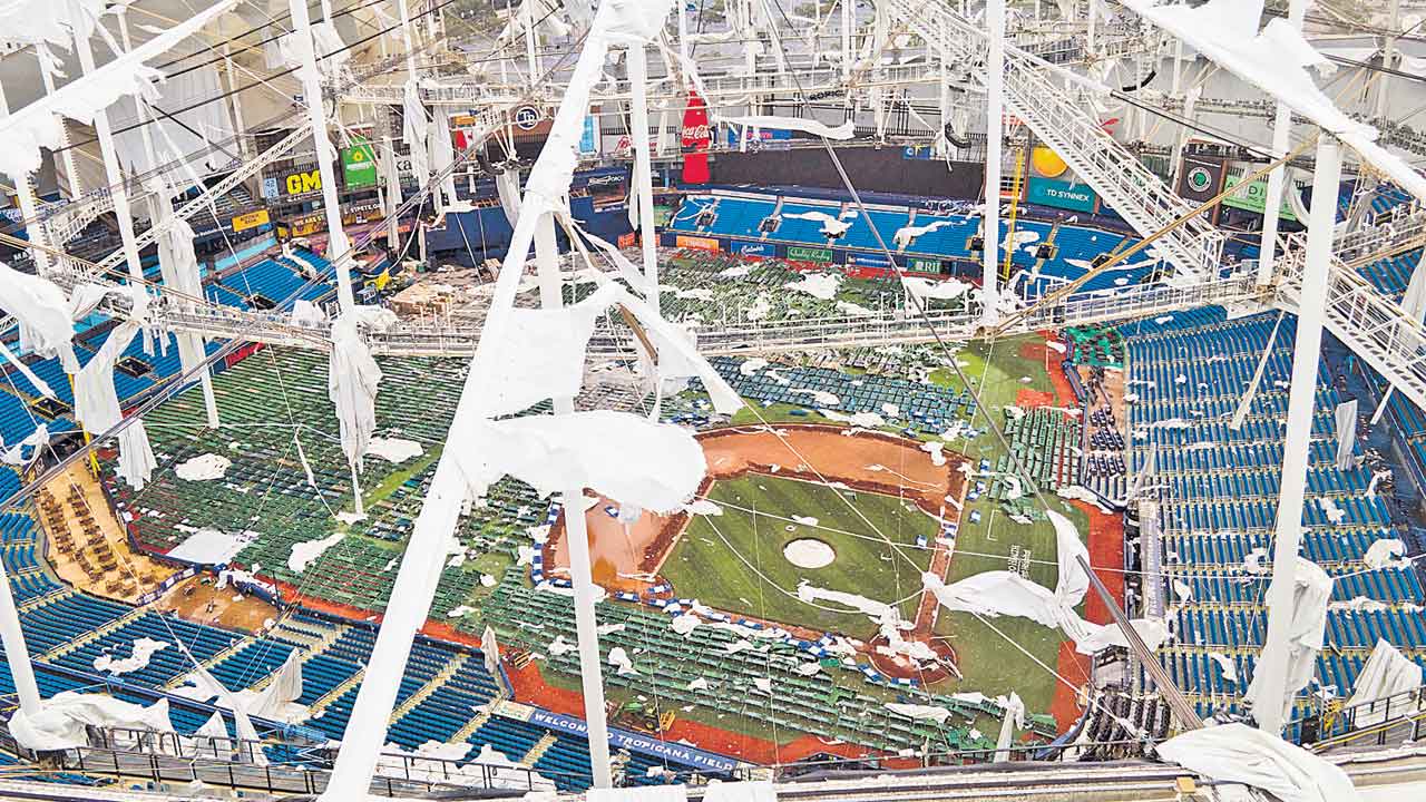 ఫ్లోరిడాలో హిల్టన్‌ తుఫాన్‌ బీభత్సం